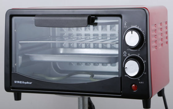 Oven Pemanggang Roti Konveksi Countertop Broiler 10 Dalam Satu Dengan Toast Pizza Dan Rotisserie 750W