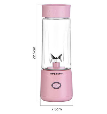 380ml Mini Portable Electric Juice Cup Blender Untuk Smoothie Buah USB Isi Ulang